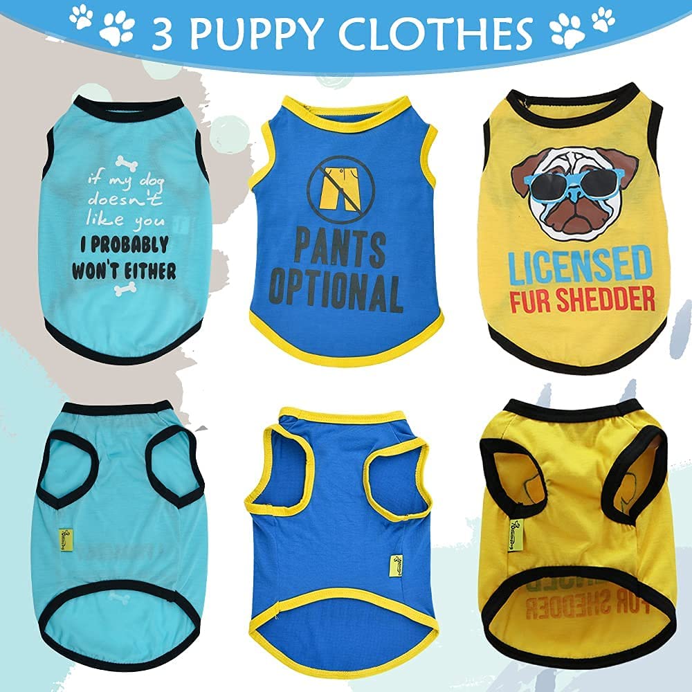 Foto 3 pulgar | Juego De Ropa Para Perros Huoguo De 3 Piezas Para Perros Pequeños, Navidad - Venta Internacional.