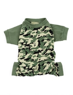 Foto 1 | Pijama Para Perro Leveret, Algodón, Camuflaje - Venta Internacional.