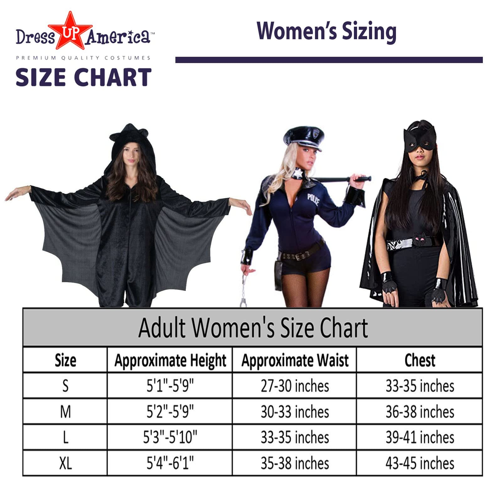 Foto 5 pulgar | Disfraz De Murciélago Dress Up America Para Adultos Y Mujeres, Halloween - Venta Internacional.