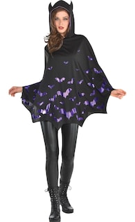 Foto 1 | Disfraz Amscan Bat Poncho Halloween Para Mujer, Talla Única - Venta Internacional.
