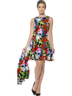 Foto 4 | Disfraz Del Día De Los Muertos De Smiffys Con Chaqueta Y Vestido - Venta Internacional.