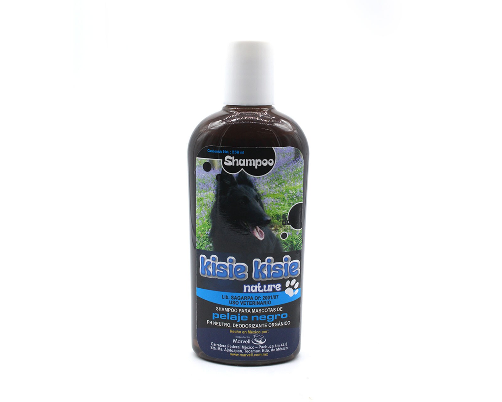 Kit de 2 Frascos Shampoo Nature Kisie Kisie para Perros de Pelaje color Negro de 250 ml $204