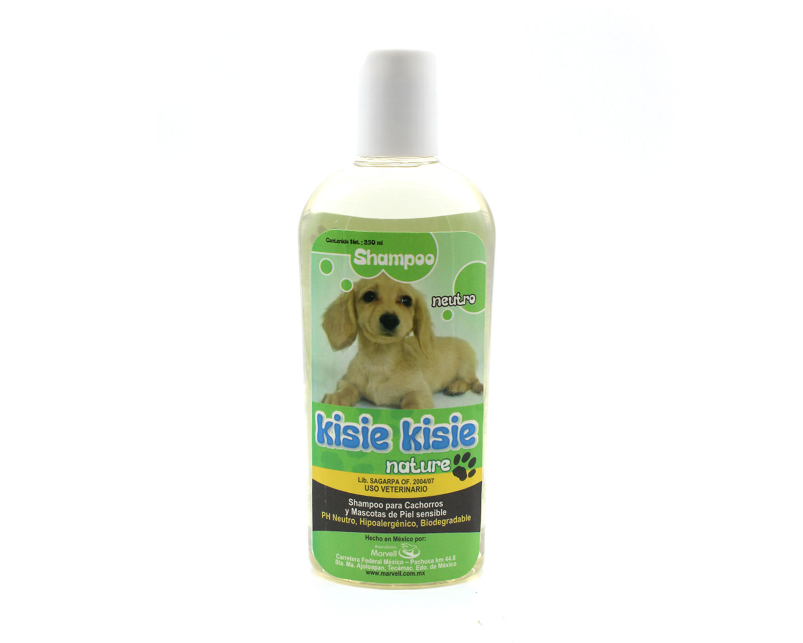 Foto 2 pulgar | Shampoo para Perro Bajiopets Nature Neutro para Piel Sensible de 250 ml con 2 Piezas