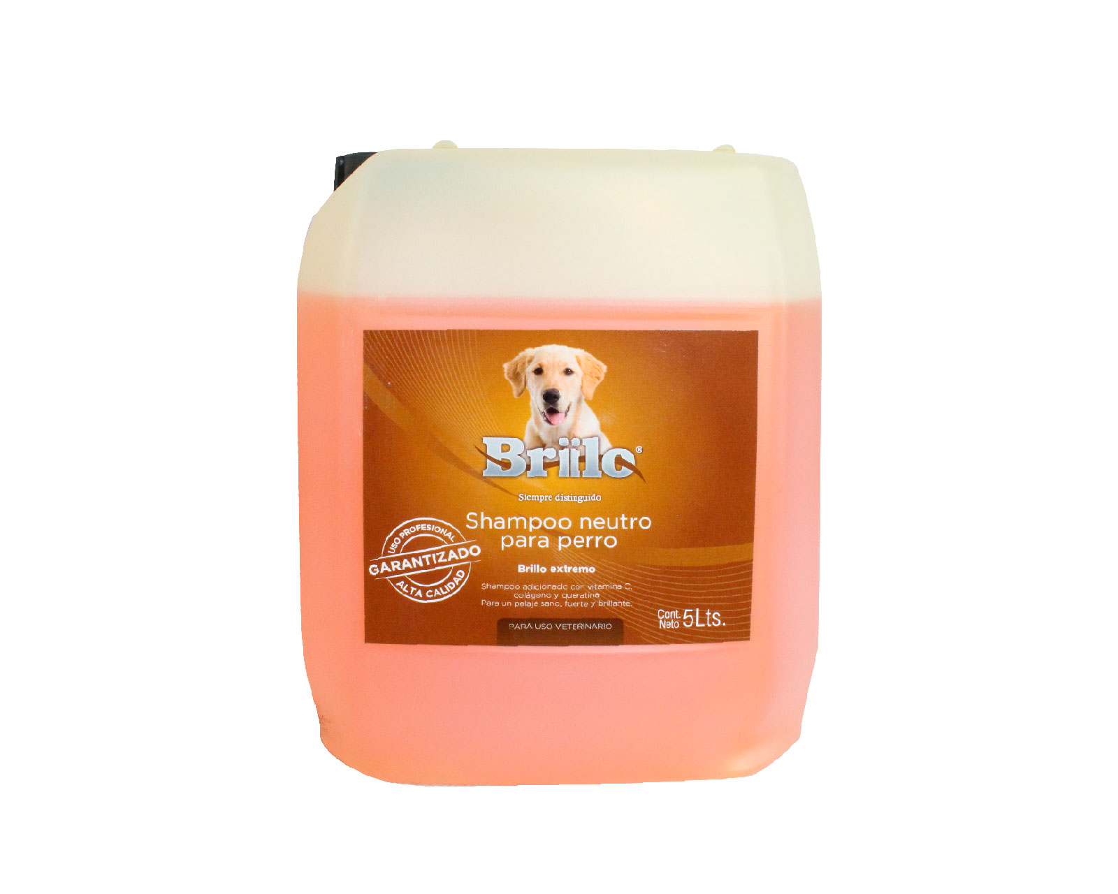 Foto 2 pulgar | Shampoo Briilo para Perro Neutro 5 Litros color Anaranjado