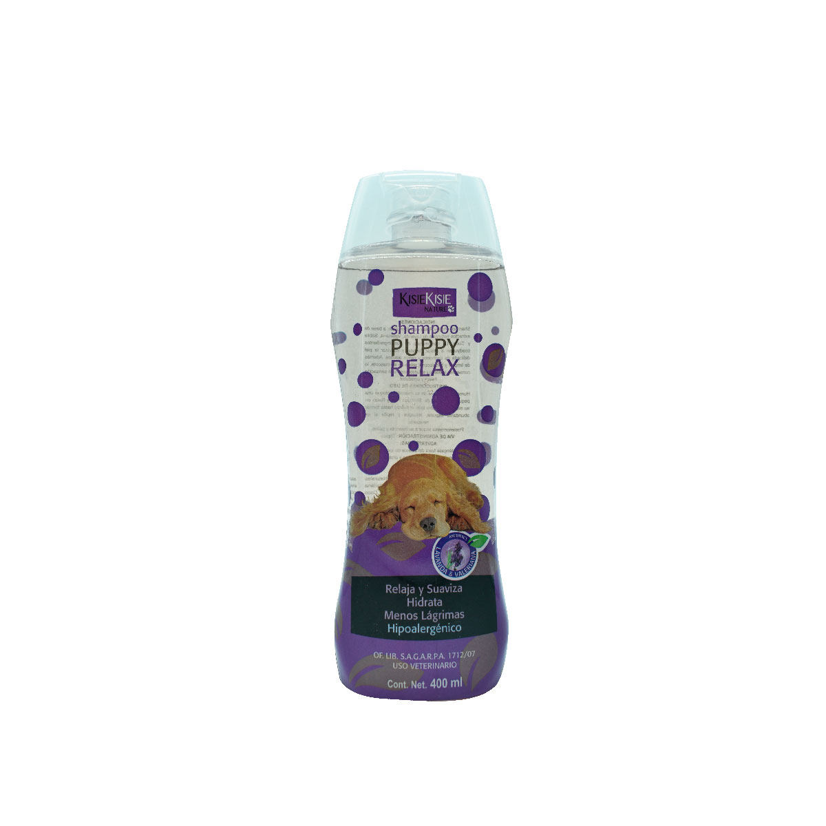 Foto 2 pulgar | Shampoo Nature Kisie Kisie para Perro Shampoo Relajante de Lavanda de 400 ml