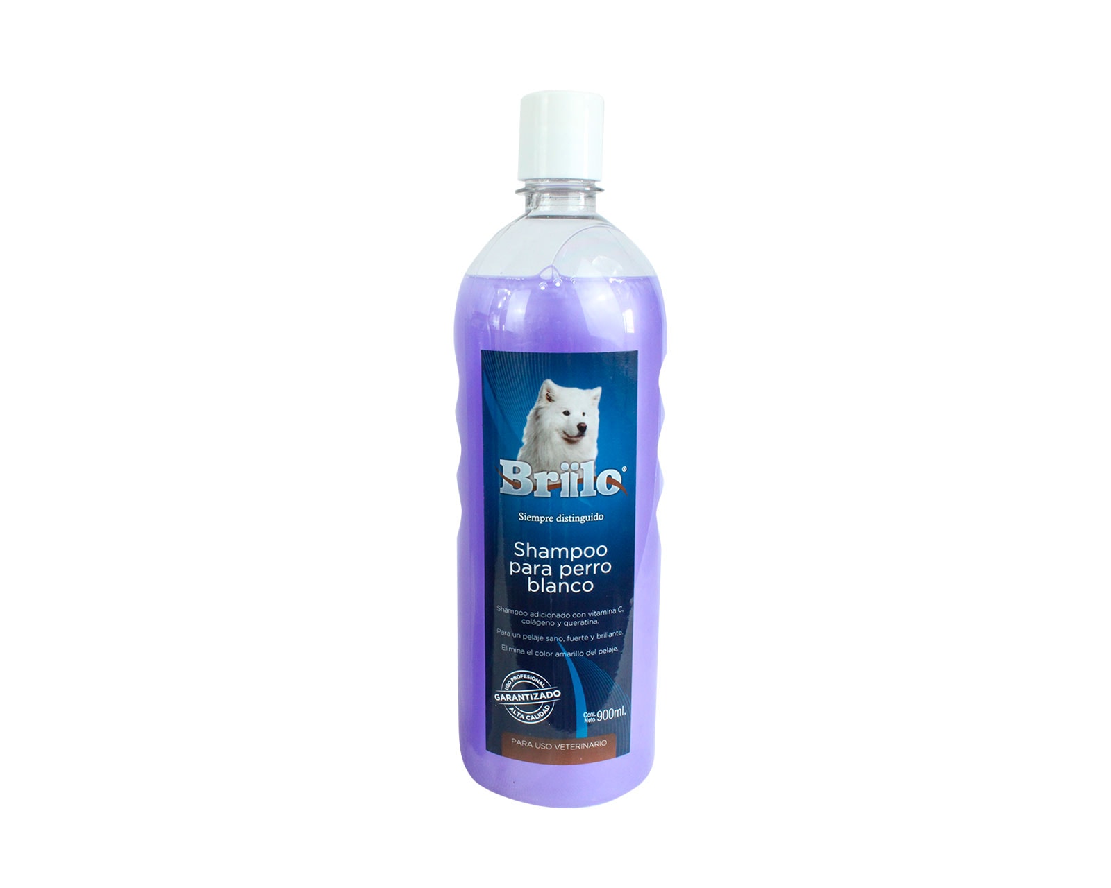 Shampoo Briilo para Perro color Blanco 900 ml color Morado $349