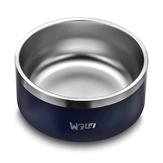 Foto 3 | Tazón Plato para Perro Wolfi de Acero Inoxidable Antideslizante color Azul