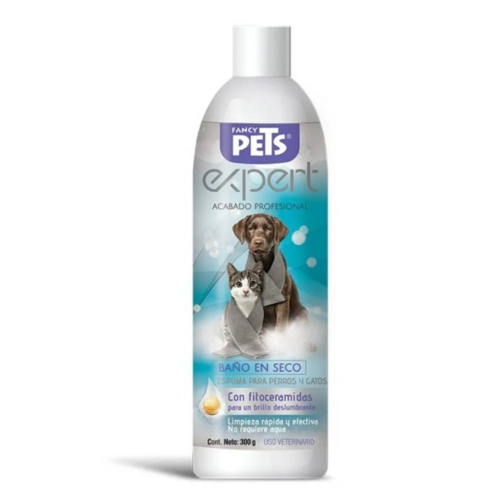 Espuma para Baño en Seco Expert Acabado Profesional para Perro Mascotas 300 Gr