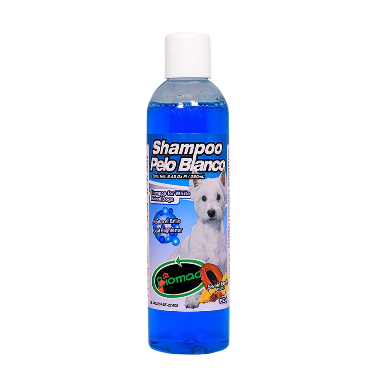 Shampoo Para Pelo Blanco Biomaa 250 ml