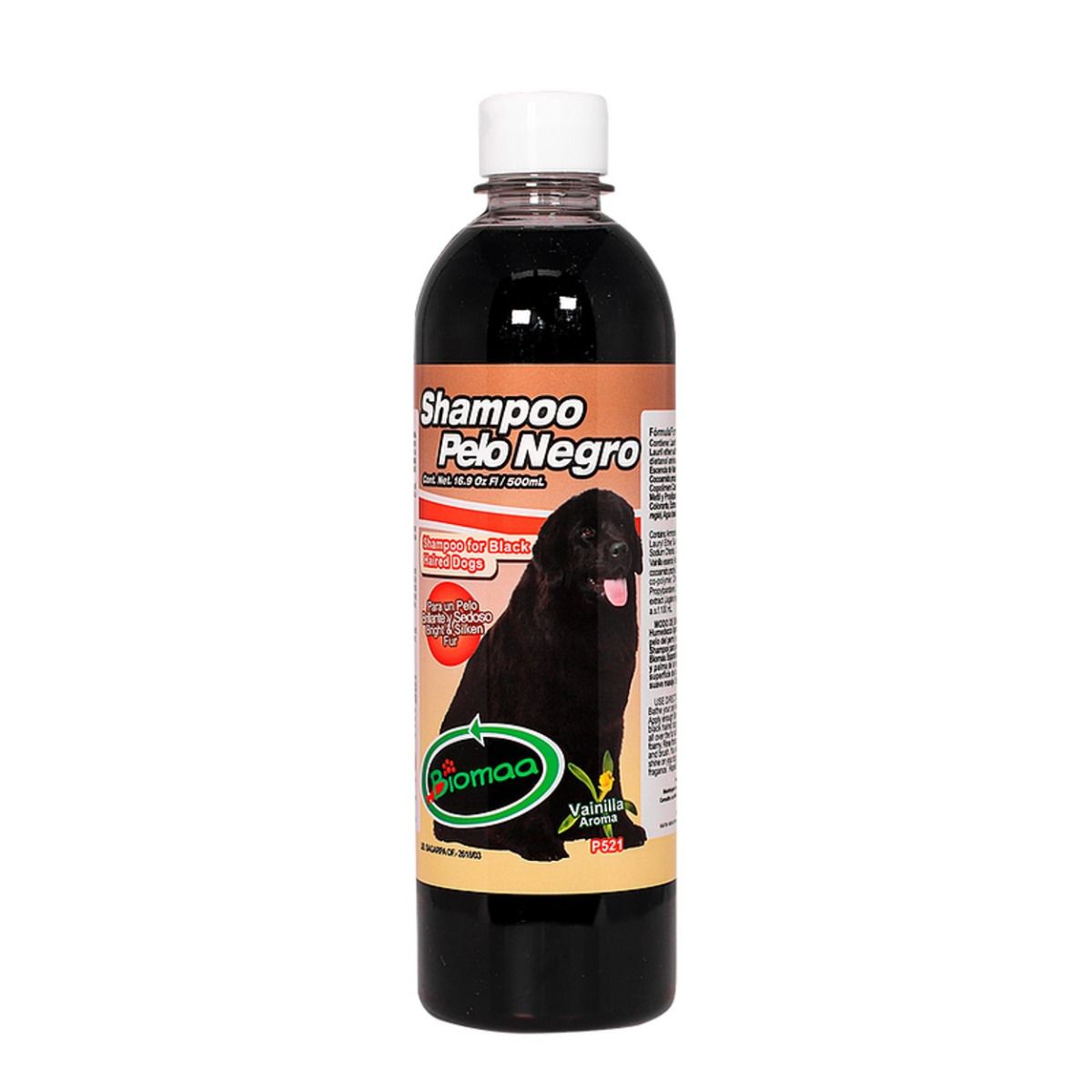 Foto 2 pulgar | Shampoo para Pelo Negro Biomaa 500 ml