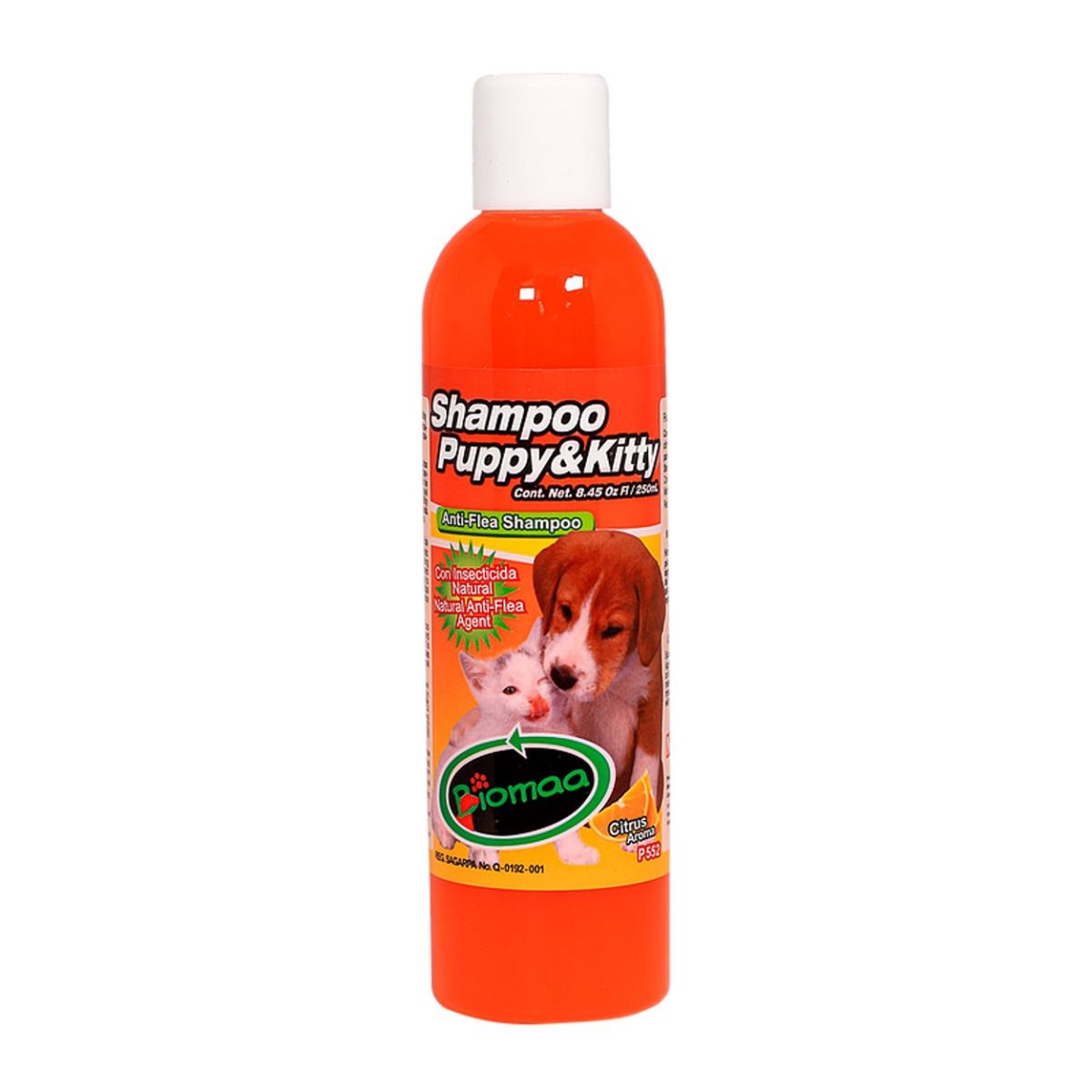 Foto 2 pulgar | Shampoo Antipulgas Puppy & Kitty  Biomaa 250 ml