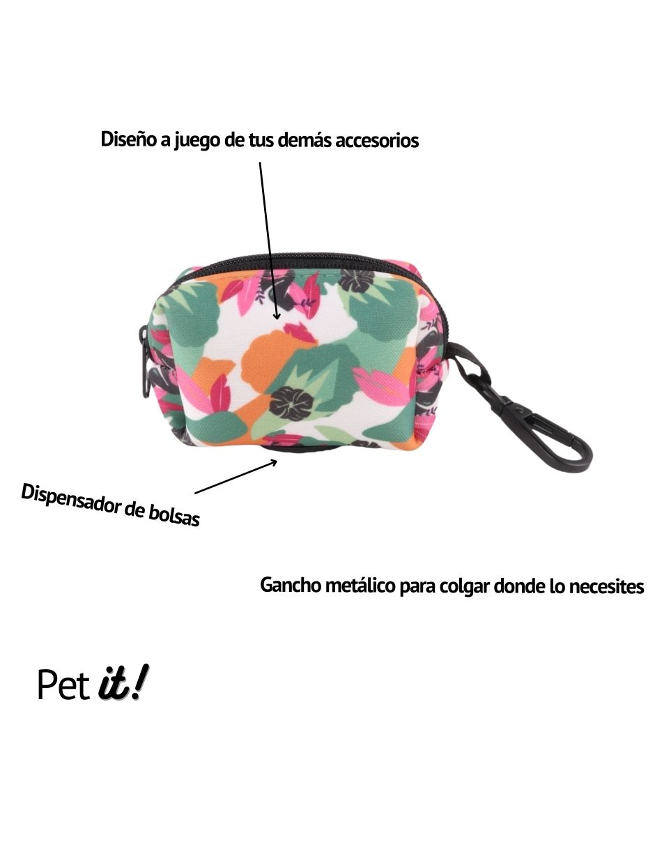 Foto 4 pulgar | Dispensador de Bolsas Pet It Amazonia Multicolor