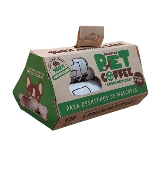 Foto 2 | Bolsas Key Coffee Biodegradables para Popó de Perro 360 Bolsas