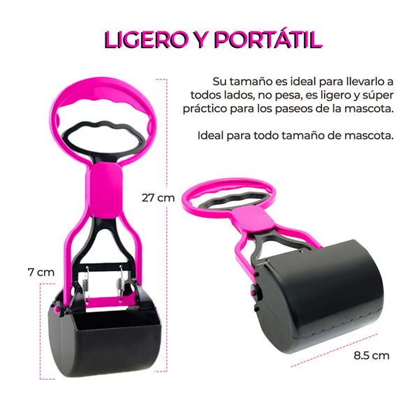 Foto 4 pulgar | Recogedor Elegate color Rosa para Mascota