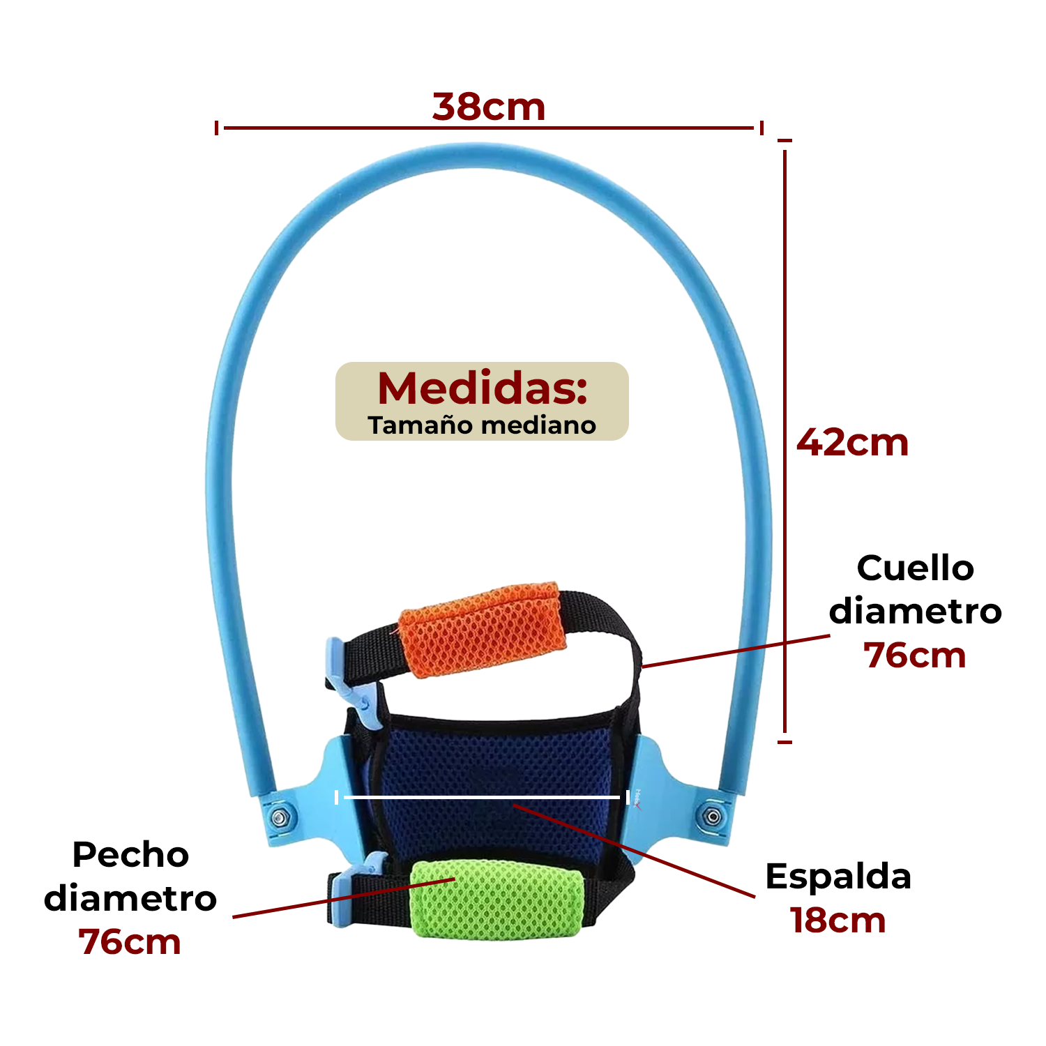 Foto 6 pulgar | Arnés Protector Para Perros Ciegos Anticolisión Talla M