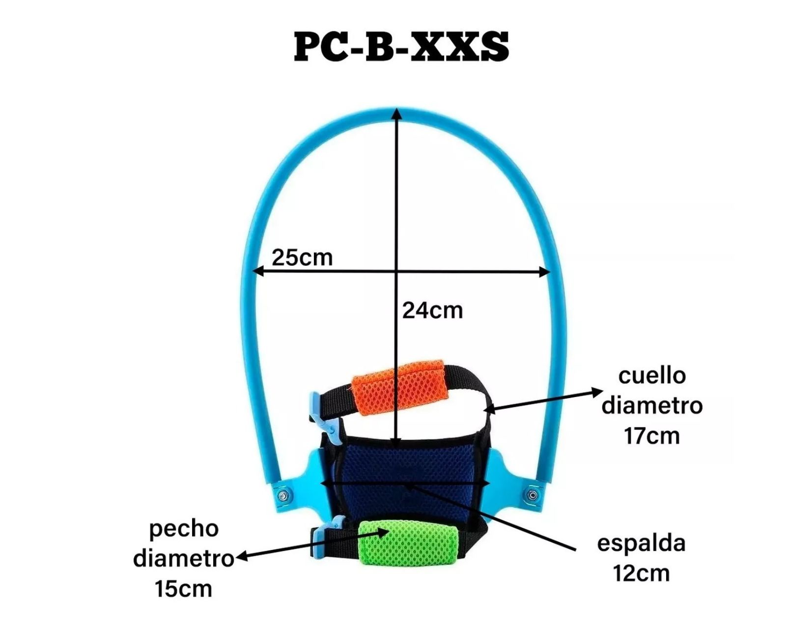Foto 3 pulgar | Arnés Protector para Perros Ciegos Anticolisión Talla Xxs