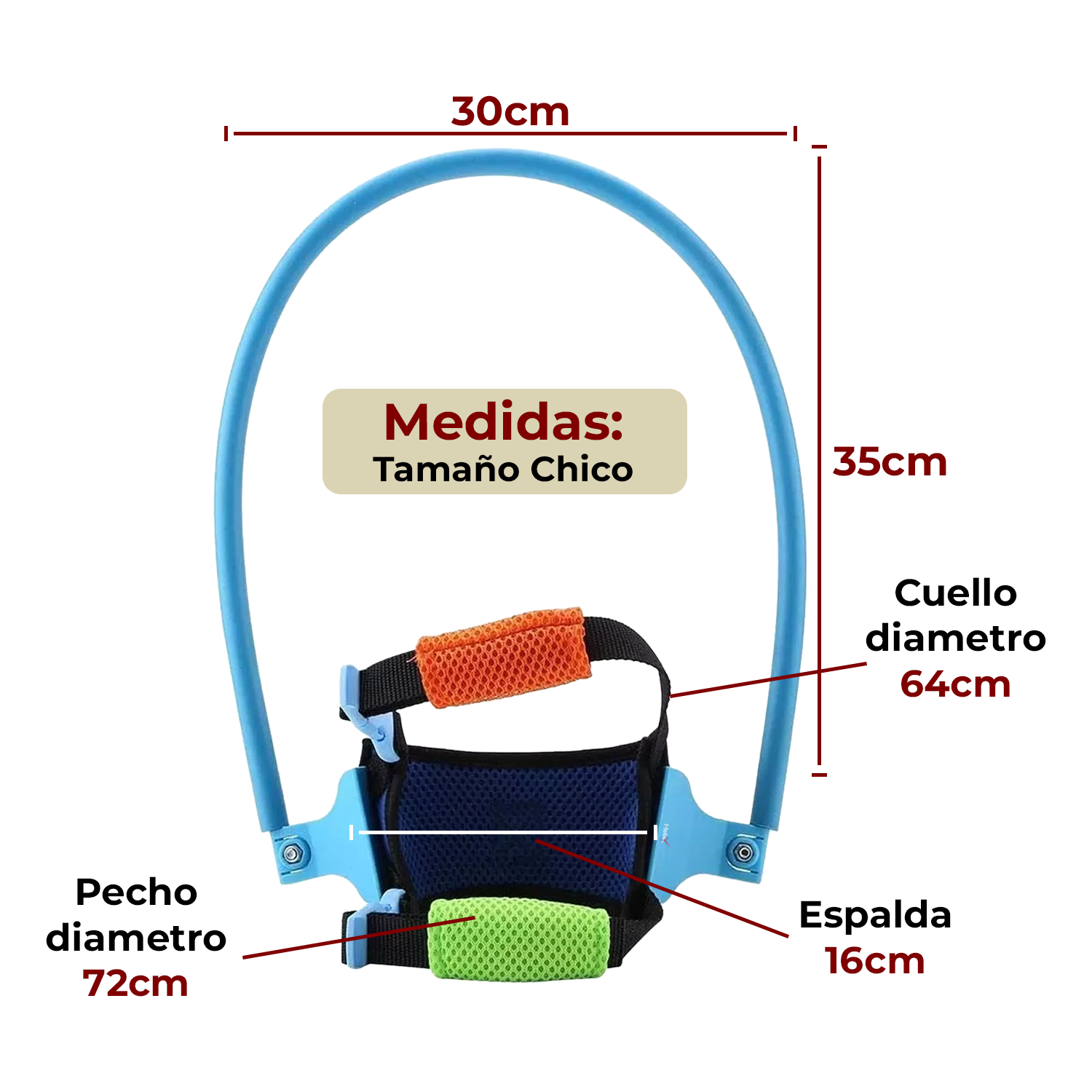 Foto 6 pulgar | Arnés Protector Para Perros Ciegos Anticolisión Talla S