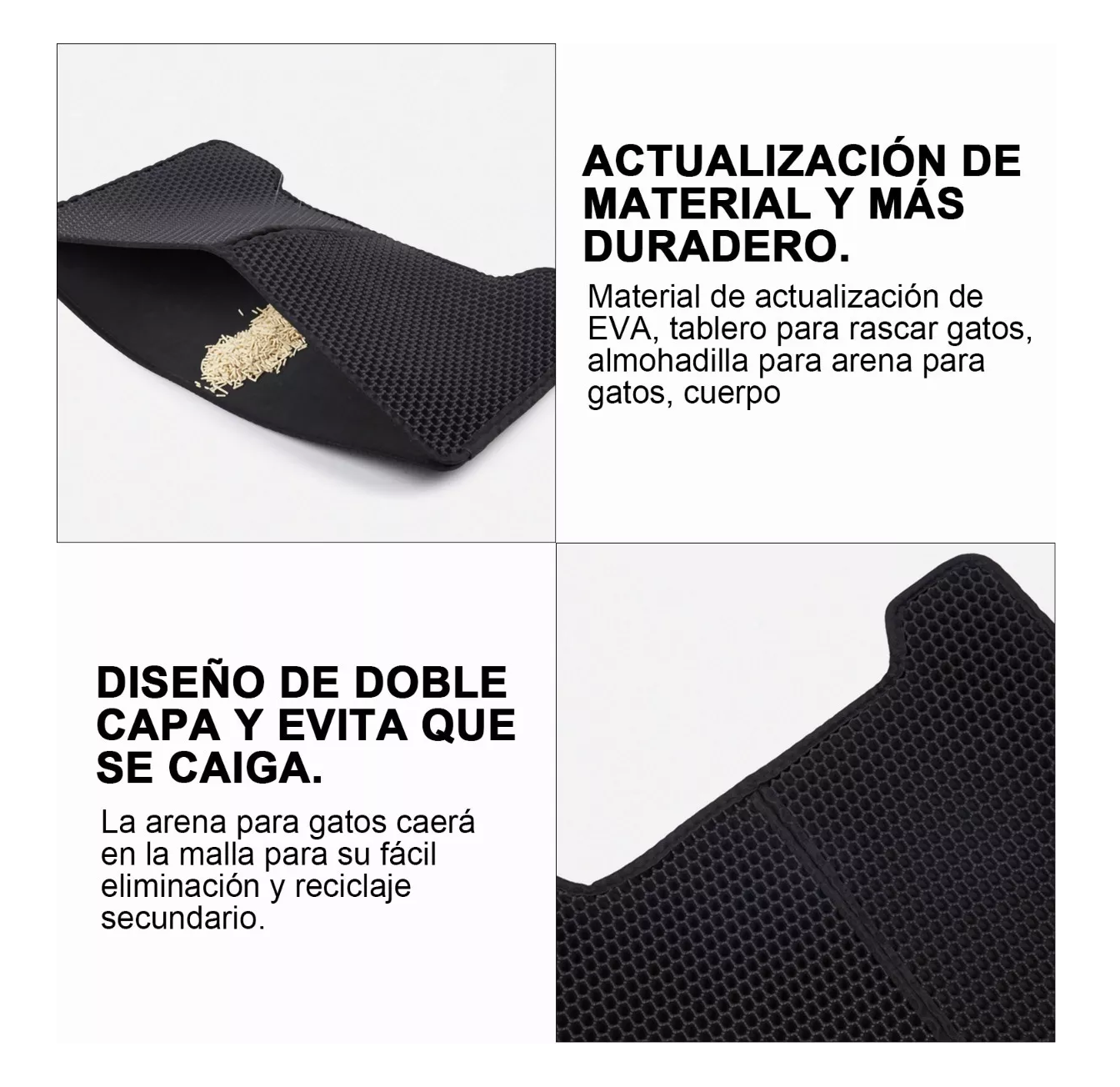 Foto 5 pulgar | Tapete para Arenero Belug para color Negro