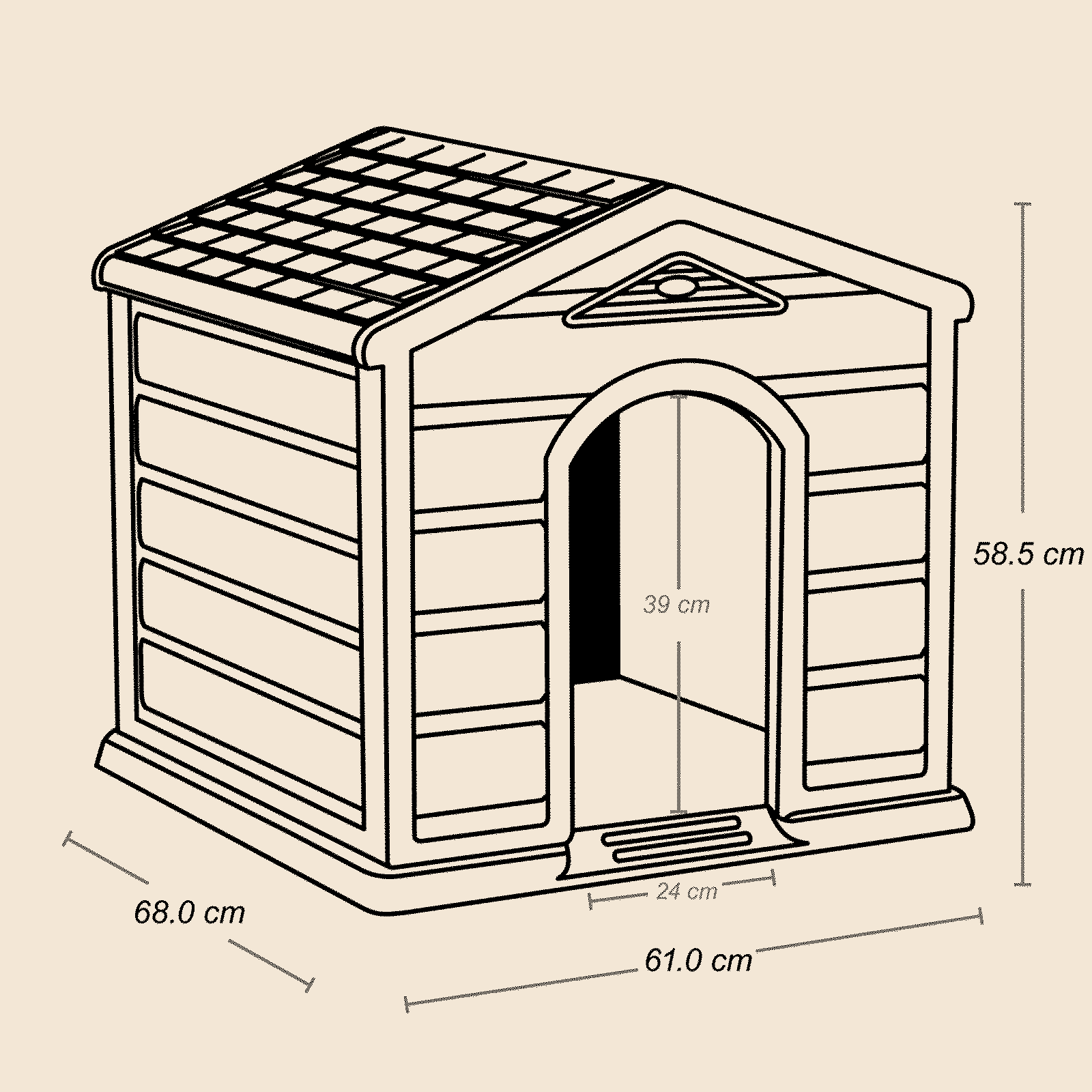 Foto 4 pulgar | Casa Para Perro Rimax Chico.