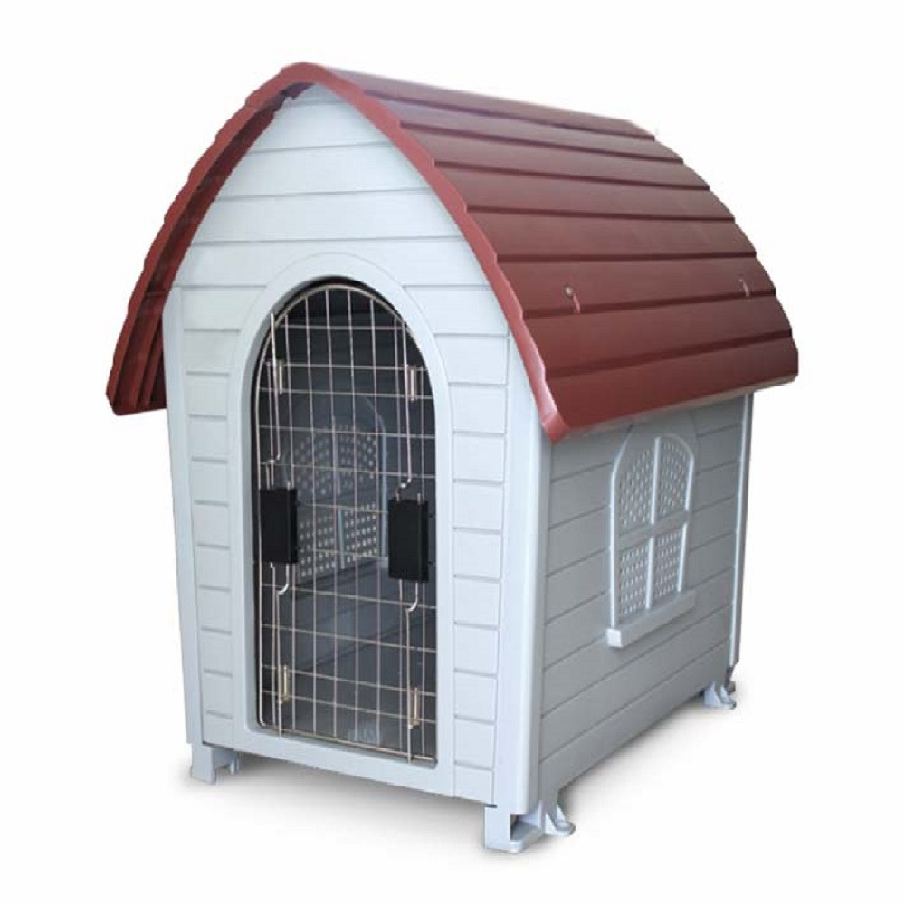 Foto 2 pulgar | Casa para Perro SUNNY PETS SDH-503 color Gris Térmica Puerta Metálica 74 X 48 X 66.5 CM