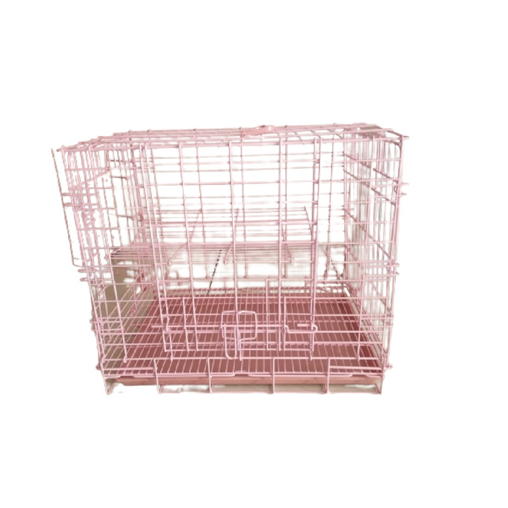 Foto 4 pulgar | Jaula Metálica SUNNY PETS DWB-2000P color Rosa Plegable 62.5 X 44 X 48.5 CM 2 Puertas para Perro