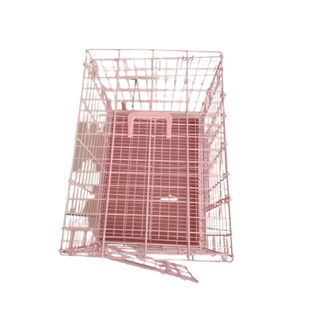 Foto 5 | Jaula Metálica SUNNY PETS DWB-2000P color Rosa Plegable 62.5 X 44 X 48.5 CM 2 Puertas para Perro