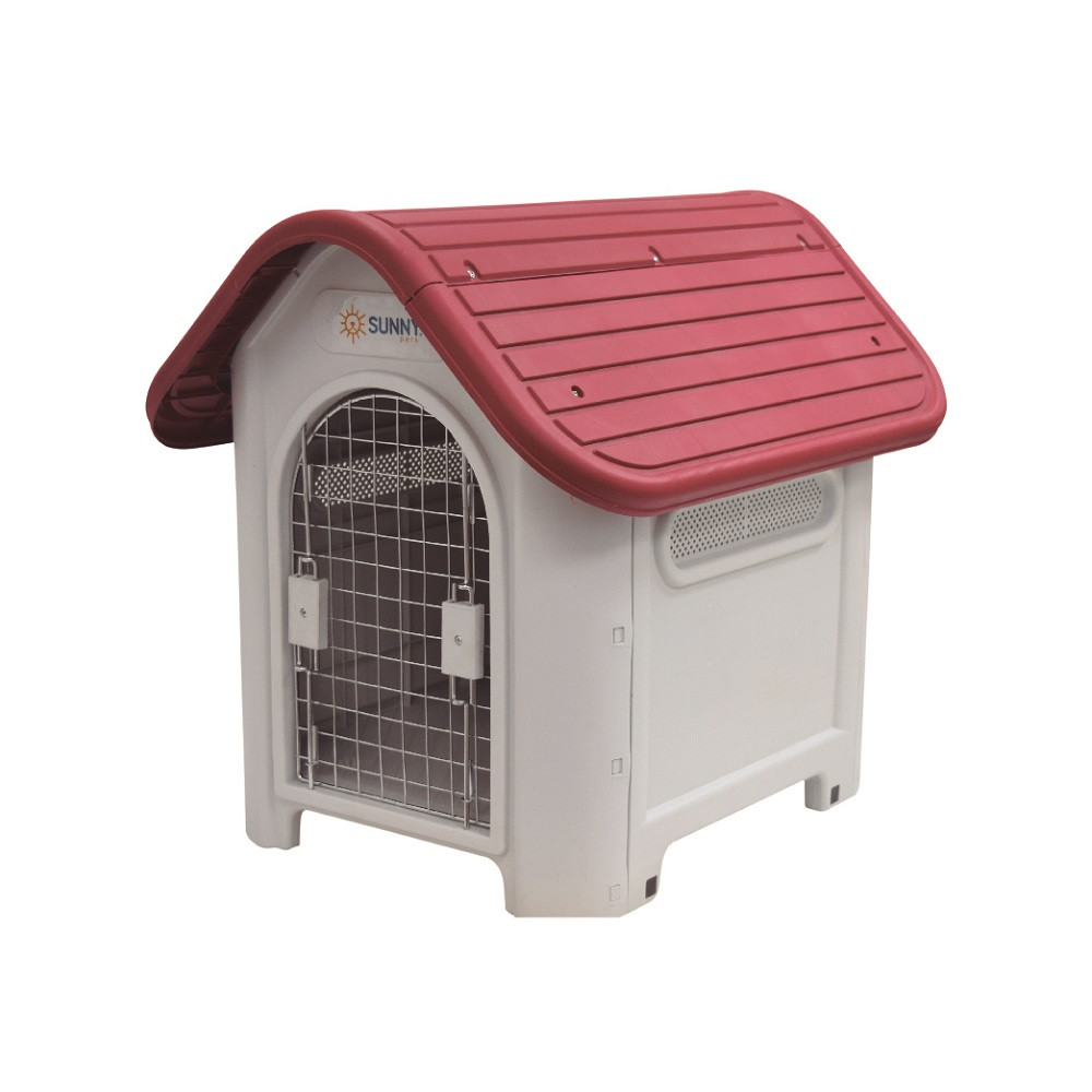 Foto 2 pulgar | Casa SUNNY PETS SDH-506 color Gris para Perro Térmica Puerta Metálica 74 X 45 X 67 CM