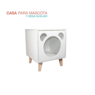 Foto 1 | Casa para Mascotas Interior Tipo Buro PIDOTODO PT-CPM01WH color Blanco