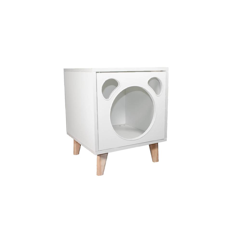Foto 6 | Casa para Mascotas Interior Tipo Buro PIDOTODO PT-CPM01WH color Blanco