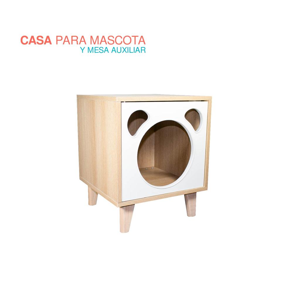 Foto 2 pulgar | Casa para Mascotas Interior Tipo Buro PIDOTODO PT-CPM01BE color Beige
