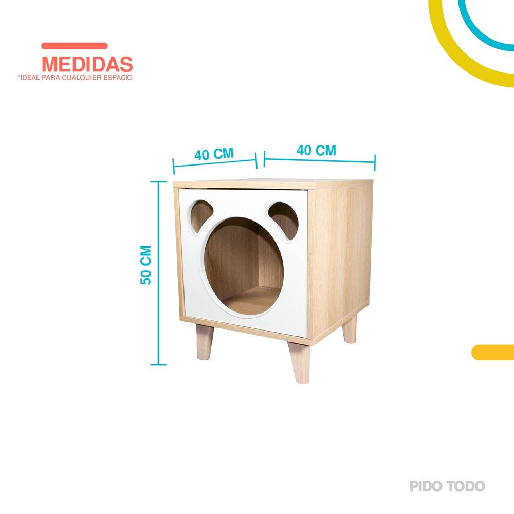 Foto 3 pulgar | Casa para Mascotas Interior Tipo Buro PIDOTODO PT-CPM01BE color Beige