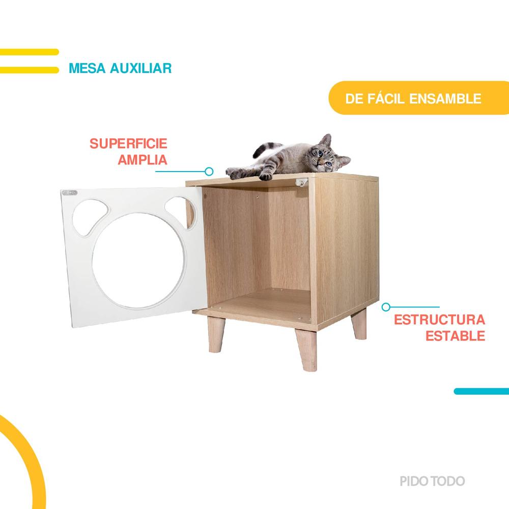 Foto 5 | Casa para Mascotas Interior Tipo Buro PIDOTODO PT-CPM01BE color Beige