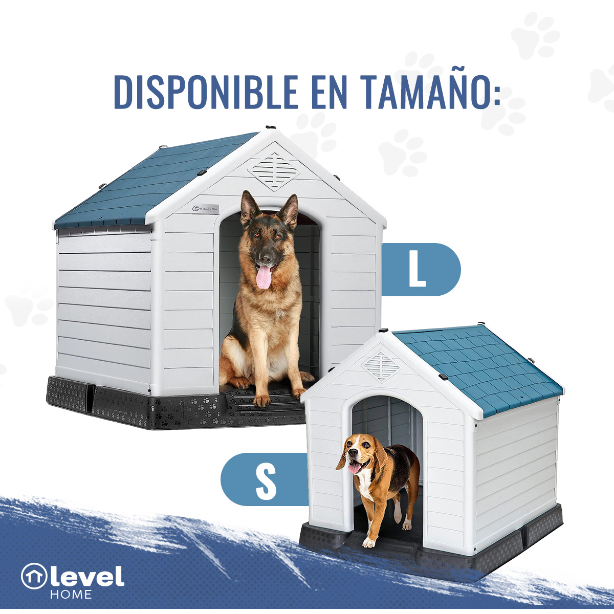 Foto 5 pulgar | Casa Para Perro Grande Azul Zen