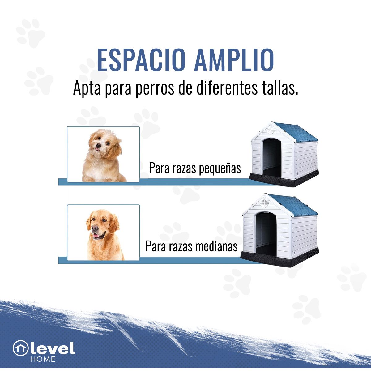 Foto 9 pulgar | Casa Para Perro Chica Azul Zen
