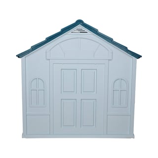 Foto 8 | Casa para Perro Grande Mascoamigo Azul Puerta Metálica