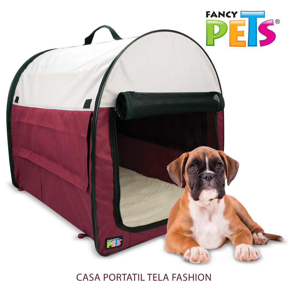 Foto 5 | Casa Interior Portátil Fancy Pets FL8819 Vino para Perro y/o Gato Tamaño Grande