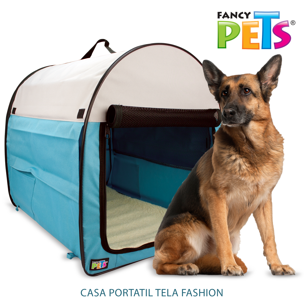 Foto 7 pulgar | Casa Interior Portátil Fancy Pets FL8820 Azul para Perro y/o Gato Tamaño Intermedio