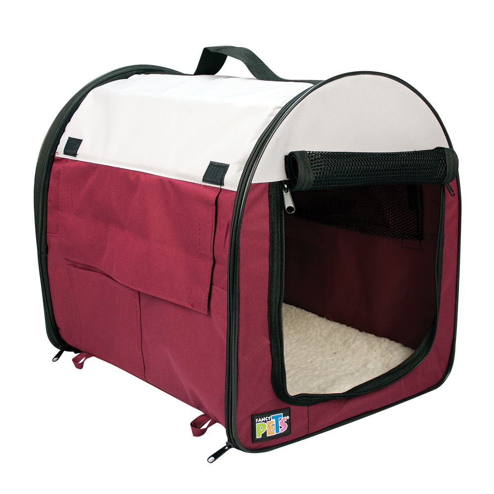 Casa Interior Portátil Fancy Pets FL8815 Vino para Perro y/o Gato Tamaño Chico