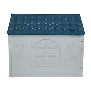 Foto 6 | Casa para Perro Mediano/Chico Mascoamigo color Azul con Puerta Metálica 75.7x65x63 cm
