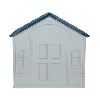 Foto 7 | Casa para Perro Mediano/Chico Mascoamigo color Azul con Puerta Metálica 75.7x65x63 cm