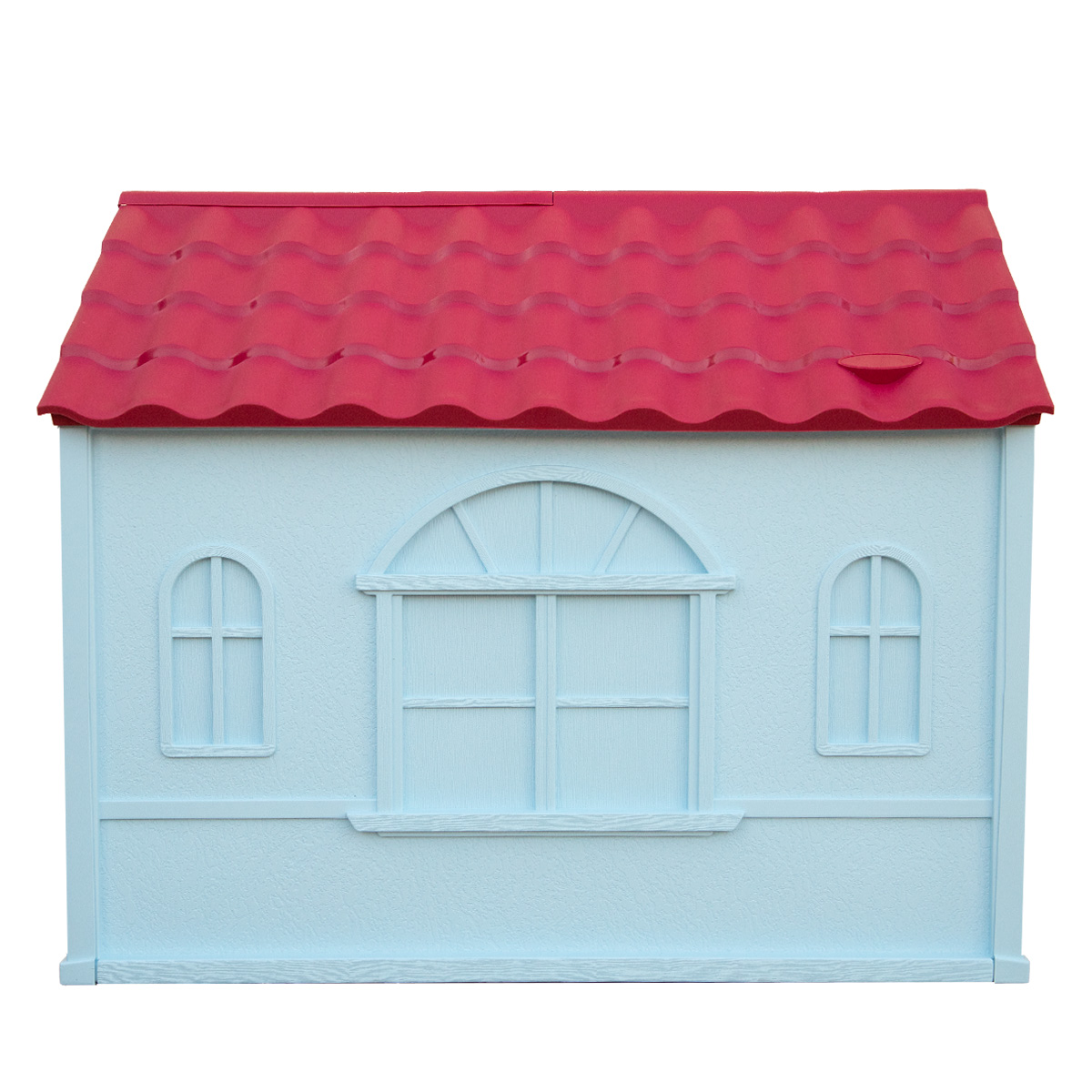 Foto 6 pulgar | Casa Para Perro Mediano/Chico Mascoamigo Color Rojo Con Puerta Metálica  75.7x65x63 cm