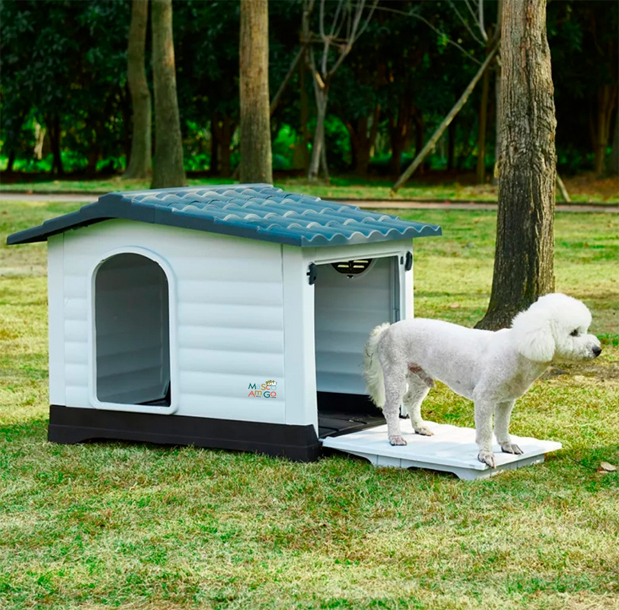 Foto 4 | Casa para Perro Mediano Mascoamigo Azul 2 Puertas