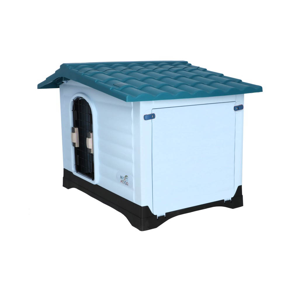 Foto 5 | Casa para Perro Mediano Mascoamigo Azul 2 Puertas