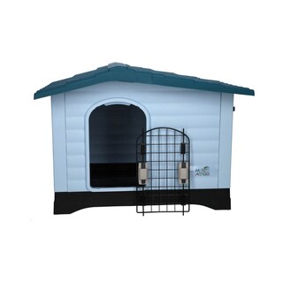 Foto 7 | Casa para Perro Mediano Mascoamigo Azul 2 Puertas