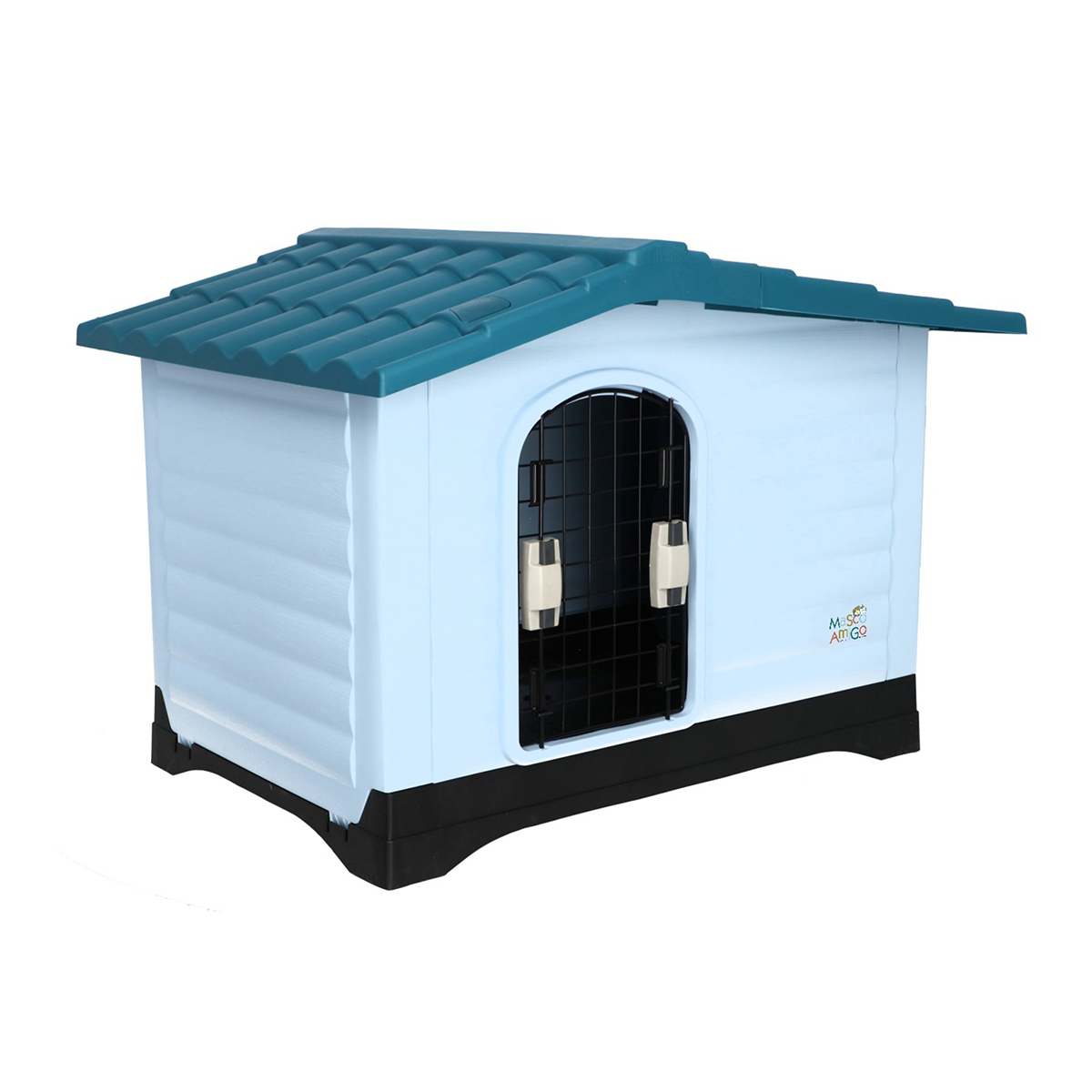 Foto 8 | Casa para Perro Mediano Mascoamigo Azul 2 Puertas