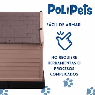 Foto 5 | Casa Para Mascota Poli Pets PP-CM01GY-QUEBEC Modelo Quebec