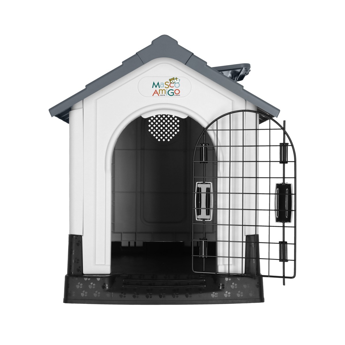 Foto 3 pulgar | Casa para Perro MascoAmigo Térmica Gris para Razas Medianas-Chicas 68 x 57 x 66 cm