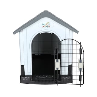 Foto 2 | Casa para Perro MascoAmigo Térmica Gris para Razas Medianas-Chicas 68 x 57 x 66 cm