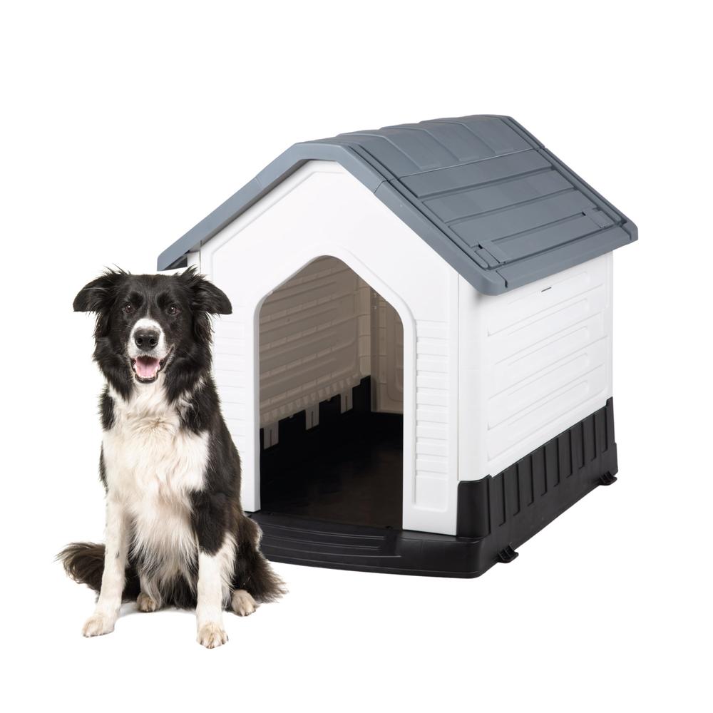 Casa Para Perro Raza Grande 76x62x76 Cm Termica Plastico