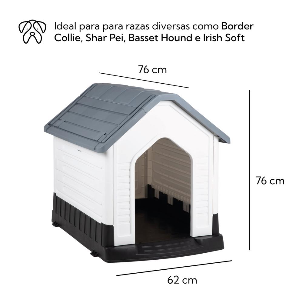 Foto 6 pulgar | Casa Para Perro Raza Grande 76x62x76 Cm Termica Plastico